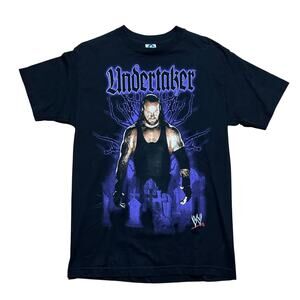 Vintage WWE Undertaker Graveyard T-Shirt Mens Medium Wrestling Graphic